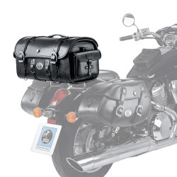 Valigia posteriore in pelle Hepco & Becker Buffalo 35 litri nera Valigia posteriore in pelle Hepco & Becker Buffalo 35 litri nera