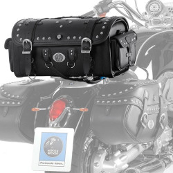 Valigia posteriore in pelle Hepco & Becker Buffalo Custom 35 litri nera Valigia posteriore in pelle Hepco & Becker Buffalo Custom 35 litri nera