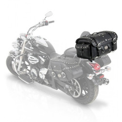 Valigia posteriore in pelle Hepco & Becker Buffalo Custom 35 litri nera Valigia posteriore in pelle Hepco & Becker Buffalo Custom 35 litri nera