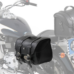 Valigie laterali in pelle Hepco & Becker Liberty nere attacco classico Valigie laterali in pelle Hepco & Becker Liberty nere attacco classico