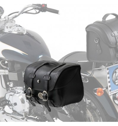 Valigie laterali in pelle Hepco & Becker Liberty nere attacco classico Valigie laterali in pelle Hepco & Becker Liberty nere attacco classico