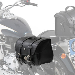 Valigie laterali in pelle Hepco & Becker Liberty Big nere attacco C-Bow Valigie laterali in pelle Hepco & Becker Liberty Big nere attacco C-Bow