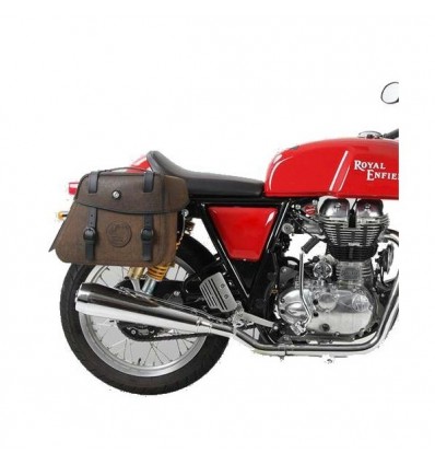 Valigie laterali in pelle Hepco & Becker Rugged marroni 24 litri attacco classico Valigie laterali in pelle Hepco & Becker Rugged marroni 24 litri attacco classico