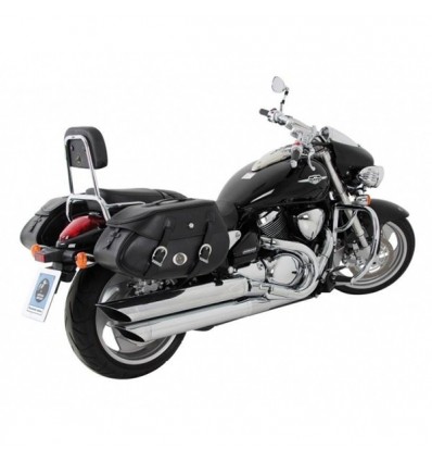 Valigie laterali in pelle Hepco & Becker Buffalo 30 litri nere attacco C-Bow Valigie laterali in pelle Hepco & Becker Buffalo 30 litri nere attacco C-Bow