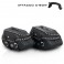 Valigie laterali in pelle Hepco & Becker Buffalo Big Custom 35 litri nere attacco C-Bow