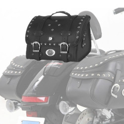 Valigia posteriore in pelle Hepco & Becker Buffalo Custom 25 litri nera Valigia posteriore in pelle Hepco & Becker Buffalo Custom 25 litri nera