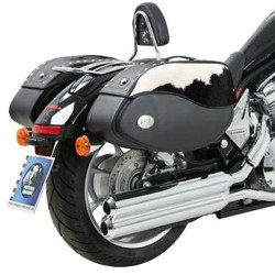 Valigie laterali in pelle Hepco & Becker Ivory 30 litri Cow attacco C-Bow Valigie laterali in pelle Hepco & Becker Ivory 30 litri Cow attacco C-Bow