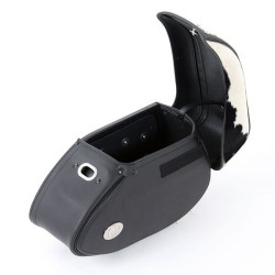 Valigie laterali in pelle Hepco & Becker Ivory 30 litri Cow attacco C-Bow Valigie laterali in pelle Hepco & Becker Ivory 30 litri Cow attacco C-Bow