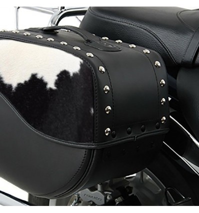 Valigie laterali in pelle Hepco & Becker Ivory 30 litri Cow attacco C-Bow Valigie laterali in pelle Hepco & Becker Ivory 30 litri Cow attacco C-Bow