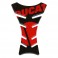 Protezione paraserbatoio carbon lunga logo Ducati rosso