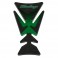 Protezione paraserbatoio lunga carbonio Racing verde
