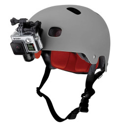 Kit di fissaggio frontale su casco GoPro Helmet Front Mount per minicamera Hero Kit di fissaggio frontale su casco GoPro Helmet Front Mount per minicamera Hero