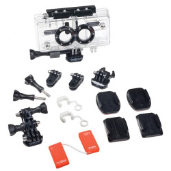 Custodia GoPro 3D Hero Case & Sync Cable per filmati tridimensionali Custodia GoPro 3D Hero Case & Sync Cable per filmati tridimensionali