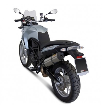 Terminale Mivv Suono Steel Black per BMW F650GS e F800GS dal 2008 Terminale Mivv Suono Steel Black per BMW F650GS e F800GS dal 2008