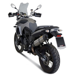 Terminale Mivv Suono Steel Black per BMW F650GS e F800GS dal 2008 Terminale Mivv Suono Steel Black per BMW F650GS e F800GS dal 2008