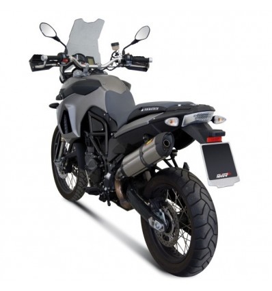 Terminale Mivv Suono Steel Black per BMW F650GS e F800GS dal 2008 Terminale Mivv Suono Steel Black per BMW F650GS e F800GS dal 2008