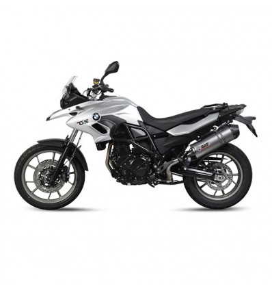 Terminale Mivv oval titanio per BMW F700GS dal 2012 Terminale Mivv oval titanio per BMW F700GS dal 2012