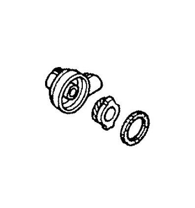 Rinvio tachimetro completo Honda per ZX93, ZX e Z4 oro Rinvio tachimetro completo Honda per ZX93, ZX e Z4 oro