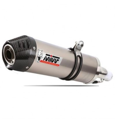 Terminale Mivv Oval titanio per BMW F650GS e F800GS dal 2008