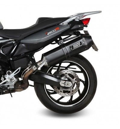 Terminale Mivv Speed Edge Steel Black per BMW F800R dal 2009 Terminale Mivv Speed Edge Steel Black per BMW F800R dal 2009