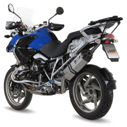 Terminale Mivv Speed Edge Steel Black per BMW R1200GS 08-09 Terminale Mivv Speed Edge Steel Black per BMW R1200GS 08-09