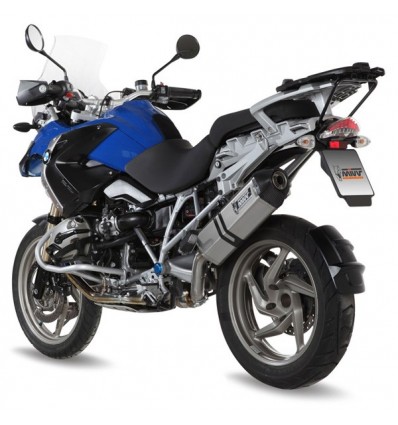 Terminale Mivv Speed Edge Steel Black per BMW R1200GS 08-09 Terminale Mivv Speed Edge Steel Black per BMW R1200GS 08-09