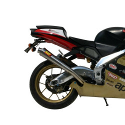 Terminale Mivv X-cone Plus inox per Aprilia RSV 1000 98-03 Terminale Mivv X-cone Plus inox per Aprilia RSV 1000 98-03