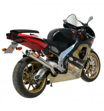 Terminale Mivv X-cone Plus inox per Aprilia RSV 1000 98-03 Terminale Mivv X-cone Plus inox per Aprilia RSV 1000 98-03