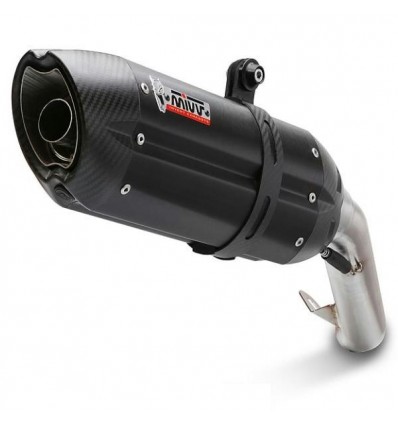Terminale Mivv Suono Steel Black per Aprilia RSV 1000 04-08
