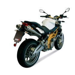 Terminale Mivv X-cone inox per Aprilia Shiver dal 2008 Terminale Mivv X-cone inox per Aprilia Shiver dal 2008