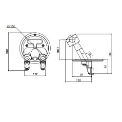 Kit alzamanubrio Rizoma Yamaha T-Max 500 08-11 e T-Max 530 nero e argento Kit alzamanubrio Rizoma Yamaha T-Max 500 08-11 e T-Max 530 nero e argento