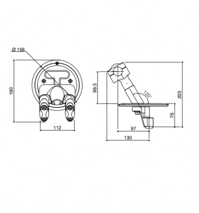Kit alzamanubrio Rizoma Yamaha T-Max 500 08-11 e T-Max 530 nero e argento Kit alzamanubrio Rizoma Yamaha T-Max 500 08-11 e T-Max 530 nero e argento