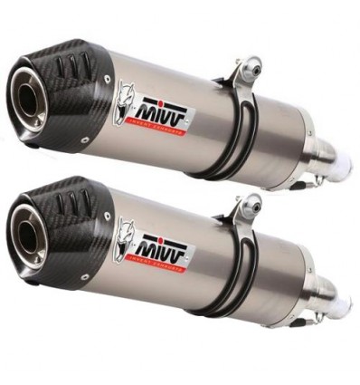 Terminali Mivv Oval Titanio per Aprilia RSV 1000 04-08