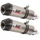 Terminali Mivv Oval Titanio per Aprilia RSV 1000 04-08 Terminali Mivv Oval Titanio per Aprilia RSV 1000 04-08