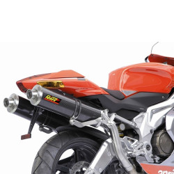 Terminali Mivv Oval Classic Carbonio attacco alto per Aprilia RSV 1000 04-08 Terminali Mivv Oval Classic Carbonio attacco alto per Aprilia RSV 1000 04-08