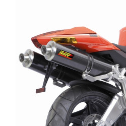 Terminali Mivv Oval Classic Carbonio attacco alto per Aprilia RSV 1000 04-08 Terminali Mivv Oval Classic Carbonio attacco alto per Aprilia RSV 1000 04-08