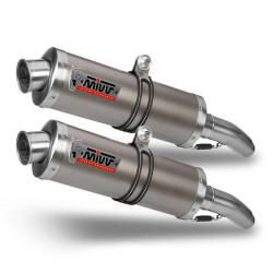 Terminali Mivv Oval Classic Titanio attacco alto per Aprilia RSV 1000 04-08 Terminali Mivv Oval Classic Titanio attacco alto per Aprilia RSV 1000 04-08