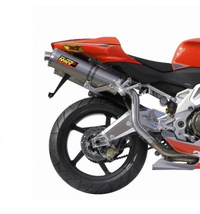 Terminali Mivv Oval Classic Titanio attacco alto per Aprilia RSV 1000 04-08 Terminali Mivv Oval Classic Titanio attacco alto per Aprilia RSV 1000 04-08