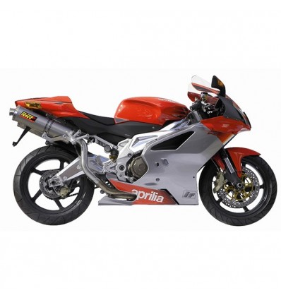 Terminali Mivv Oval Classic Inox attacco alto per Aprilia RSV 1000 04-08 Terminali Mivv Oval Classic Inox attacco alto per Aprilia RSV 1000 04-08