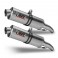 Terminali Mivv Oval Classic Inox attacco alto per Aprilia RSV 1000 04-08 Terminali Mivv Oval Classic Inox attacco alto per Aprilia RSV 1000 04-08