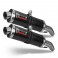 Terminali Mivv Oval Classic Carbonio per Aprilia Pegaso 650 Strada dal 2005