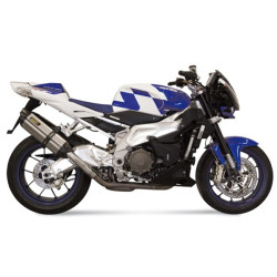 Terminali Mivv Suono Steel per Aprilia RSV 1000 04-08 e Tuono Fighter 06-10 Terminali Mivv Suono Steel per Aprilia RSV 1000 04-08 e Tuono Fighter 06-10