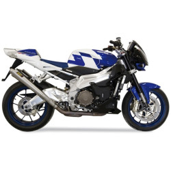 Terminali Mivv X-cone inox per Aprilia RSV 1000 04-08 Terminali Mivv X-cone inox per Aprilia RSV 1000 04-08