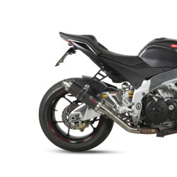Terminale Mivv Tondo Corto GP Carbonio per Aprilia RSV 4 APRC dal 2011 e Tuono V4 APRC dal 2011 Terminale Mivv Tondo Corto GP Carbonio per Aprilia RSV 4 APRC dal 2011 e Tuono V4 APRC dal 2011