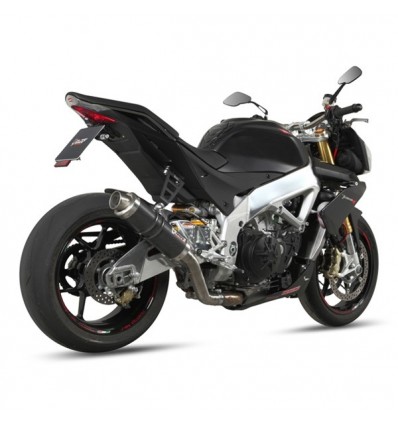 Terminale Mivv Tondo Corto GP Steel Black per Aprilia RSV 4 APRC dal 2011 e Tuono V4 APRC dal 2011 Terminale Mivv Tondo Corto GP Steel Black per Aprilia RSV 4 APRC dal 2011 e Tuono V4 APRC dal 2011
