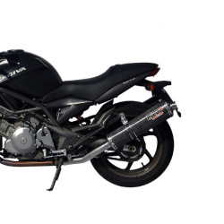 Terminali Mivv Oval Classic Carbonio per Cagiva Raptor 1000 dal 2000 Terminali Mivv Oval Classic Carbonio per Cagiva Raptor 1000 dal 2000