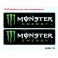 Adesivi per alte temperature e marmitte logo Monster Energy Adesivi per alte temperature e marmitte logo Monster Energy