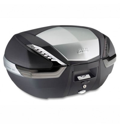 Bauletto Givi Monokey V47 Tech da 47 litri nero finitura alluminio Bauletto Givi Monokey V47 Tech da 47 litri nero finitura alluminio