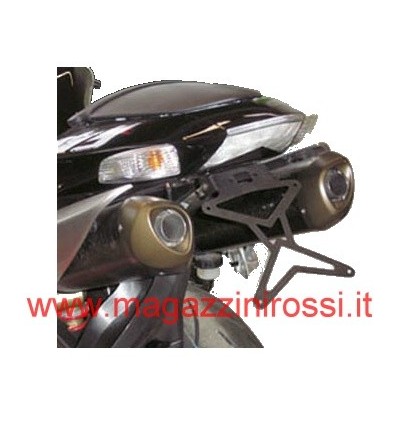 Portatarga regolabile nero Kawasaki Ninja ZX-10R Portatarga regolabile nero Kawasaki Ninja ZX-10R