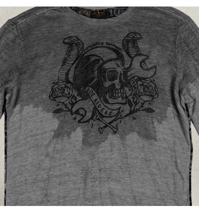 Maglia Rude Riders da uomo Iron Mouline con stampa Maglia Rude Riders da uomo Iron Mouline con stampa